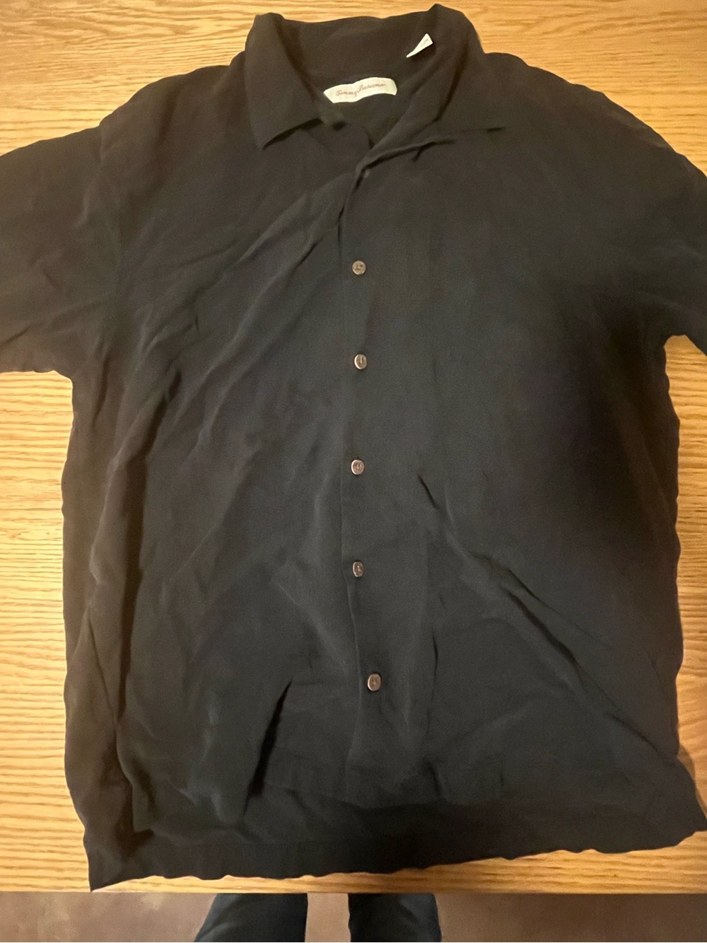 Tommy Bahama Men's Silk Short Sleeve Camp Shirt Button Down, Size M 100% Silk